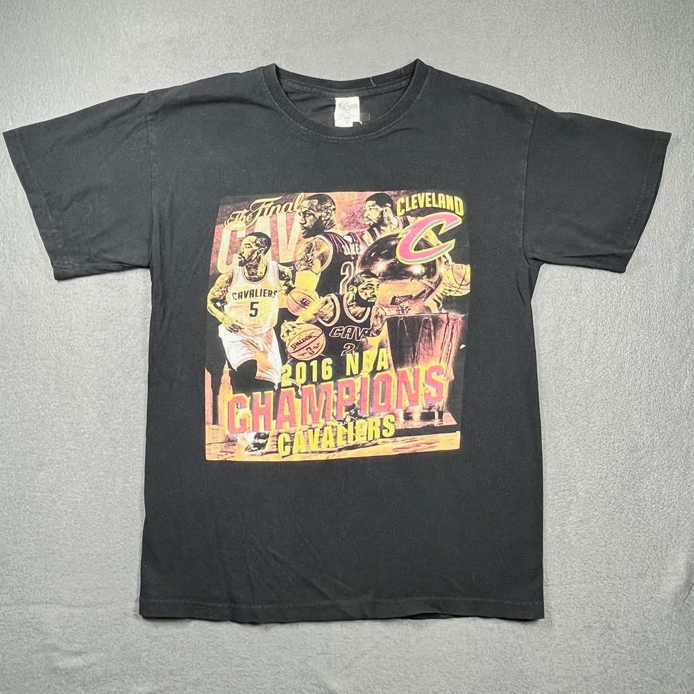 Cleveland Cavaliers 2016 NBA Finals Champions Graphic‎ T Shirt LeBron Kyrie M